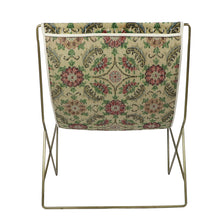 Load image into Gallery viewer, Turkish Vintage Rug Sling Chair, Brass GA124-indBE048