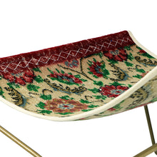 Load image into Gallery viewer, Turkish Vintage Rug Sling Chair, Brass GA124-indBE048