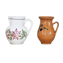 Load image into Gallery viewer, Floral Motif Terracotta Pot, S/2, G018