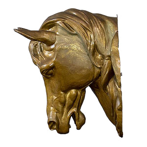French Butcher's Shop Metal Horse Head, G021