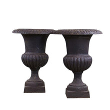 Load image into Gallery viewer, French Cast Iron Planters, Pair, G022