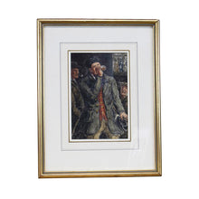 Load image into Gallery viewer, &quot;Tavern Scene&quot; Framed Watercolor by Birger Ljungquist (1894-1965), Signed, G066
