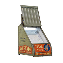 Load image into Gallery viewer, Tin Litho Eveready Flashlight Battery Display, G074