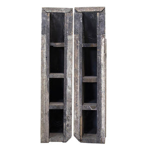 Wood & Zinc Decorative Corbels, Pair, G099