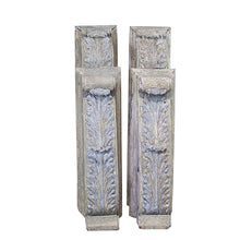 Load image into Gallery viewer, Wood &amp; Zinc Decorative Corbels, Pair, G099