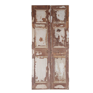 Wooden Door, Pair, G404
