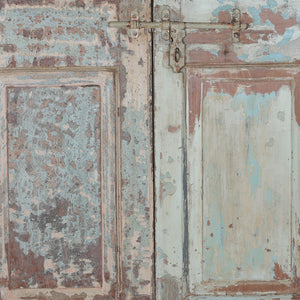 Wooden Door, Pair, G414