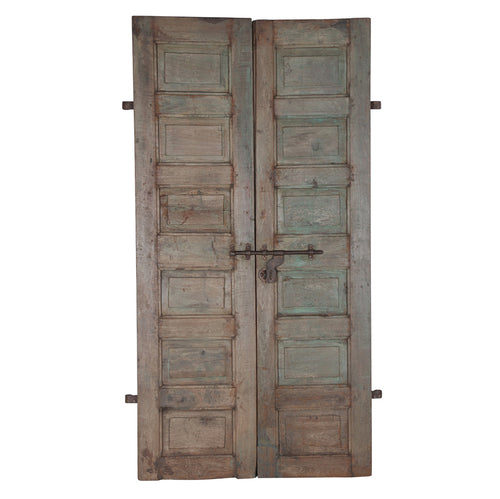 Wooden Door, Pair, G418