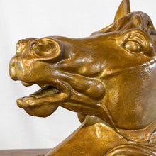 Load image into Gallery viewer, French Butcher&#39;s Shop Metal Horse Head, G021