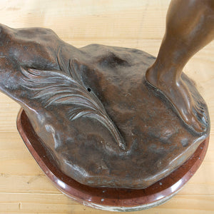 Cast Bronze Discus Thrower Figure, G009