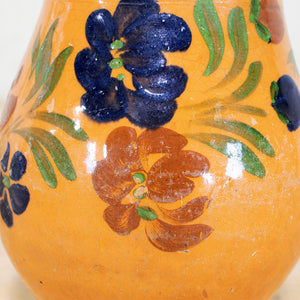Floral Motif Terracotta Pot, S/2, G018